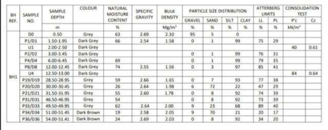 Solved COLOUR PARTICLE SIZE DISTRIBUTION BH SAMPLE NO SAMPLE | Chegg.com