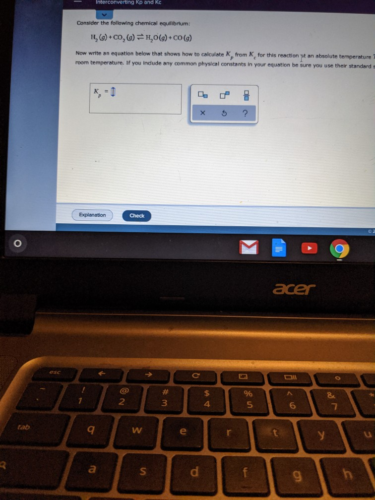 Solved Interconverting Kp and KC Consider the following