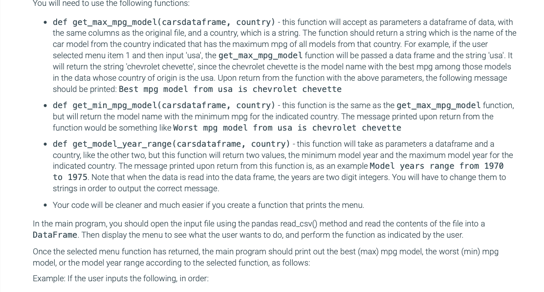 Solved 23.4 PROJECT 4: Using Pandas for data analysis and | Chegg.com
