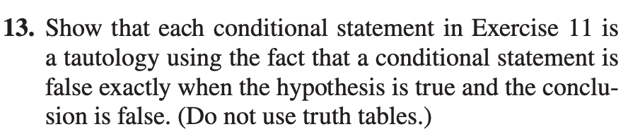 Solved 3. Show that each conditional statement in Exercise | Chegg.com