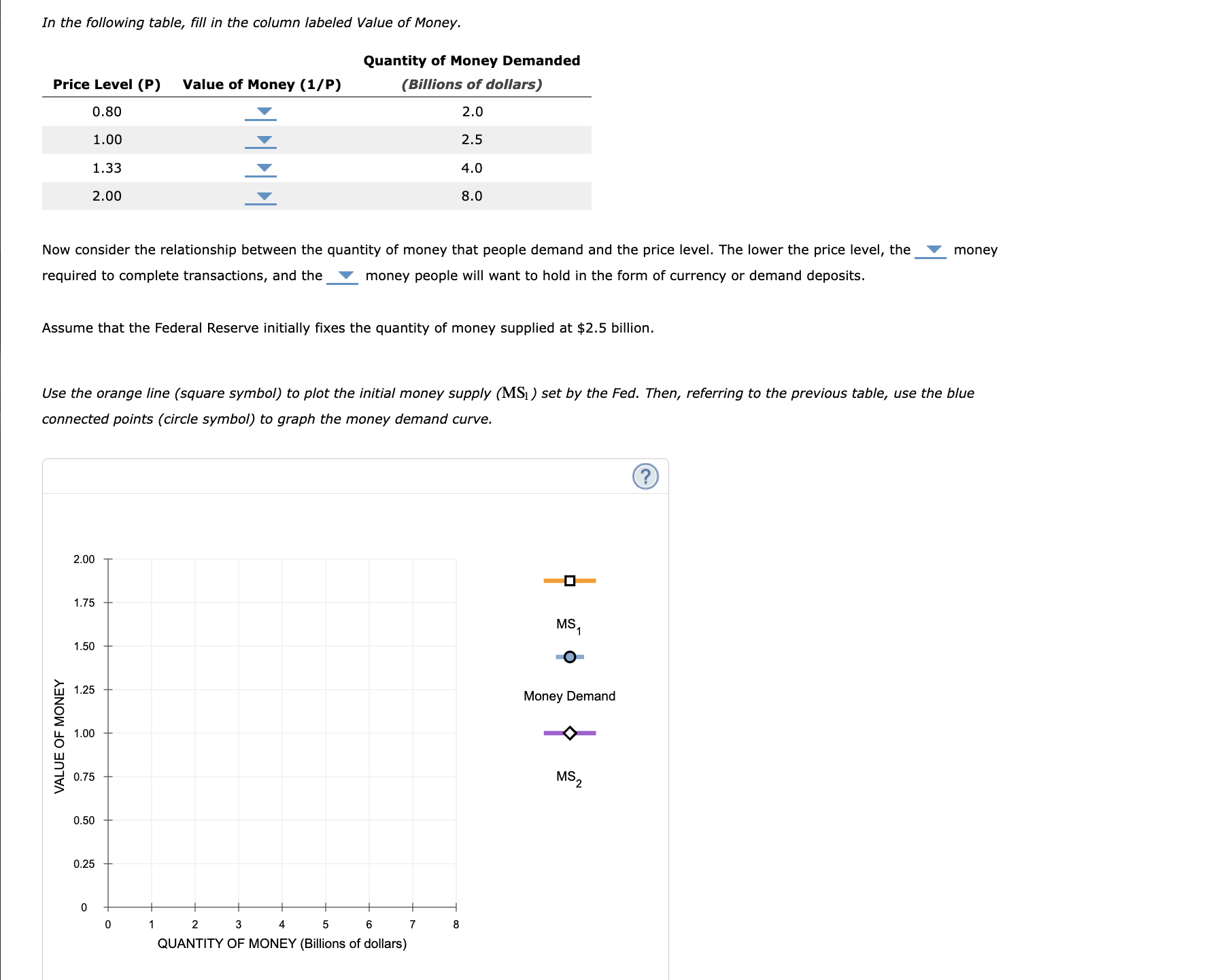 Solved In the following table, fill in the column labeled | Chegg.com