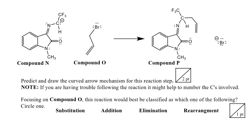 Solved Compound N Compound O Compound P Predict and draw the | Chegg.com