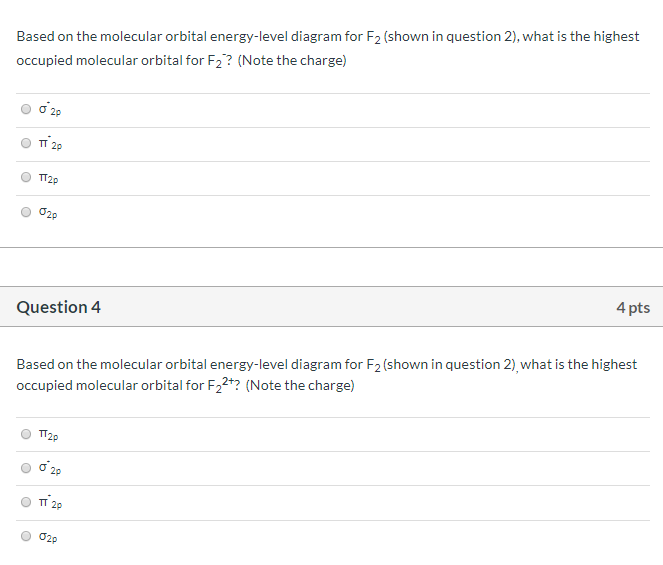 Solved Based on the molecular orbital energy-level diagram | Chegg.com