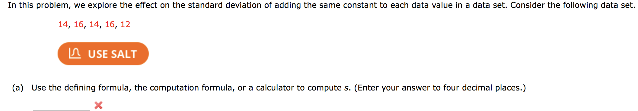 Solved In This Problem, We Explore The Effect On The | Chegg.com