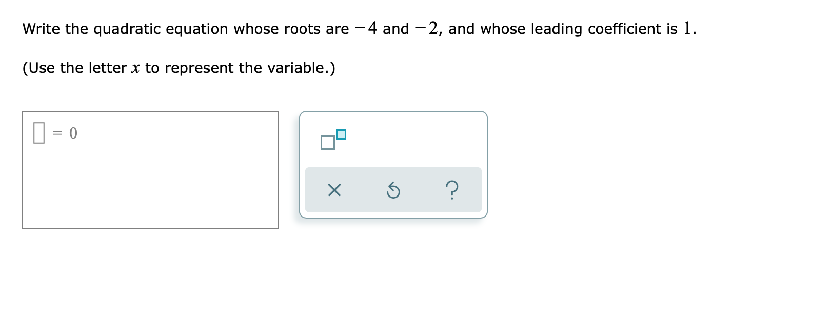 homework 4 quadratic roots