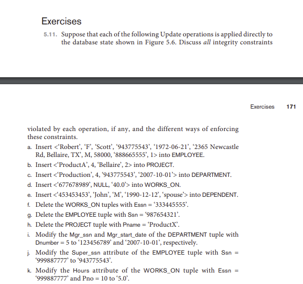 Solved Introduction To Database Management Systems Exercise | Chegg.com