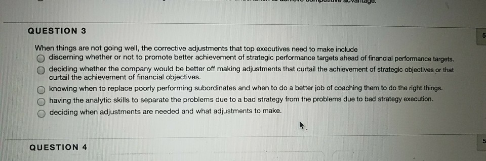 Solved QUESTION 3 When Things Are Not Going Well The Chegg