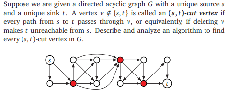 Solved Suppose we are given a directed acyclic graph G with | Chegg.com