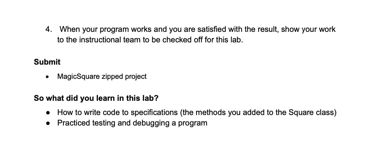 ITSC 1213 - Magic Square Introduction One interesting | Chegg.com