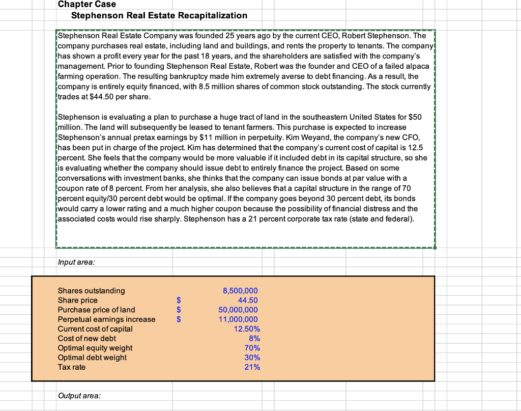 Stephenson Real Estate Company Was Founded 25 Years Chegg