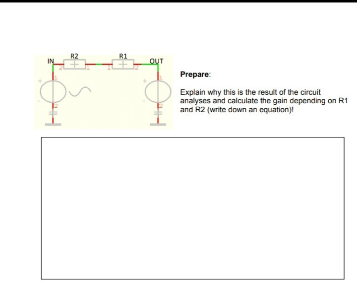 Solved R1 R2 Prepare: Explain why this is the result of the | Chegg.com