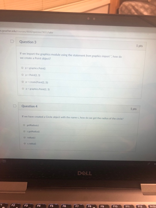 Solved s.goucher.edu/courses/A D Question 3 1 pts If we | Chegg.com