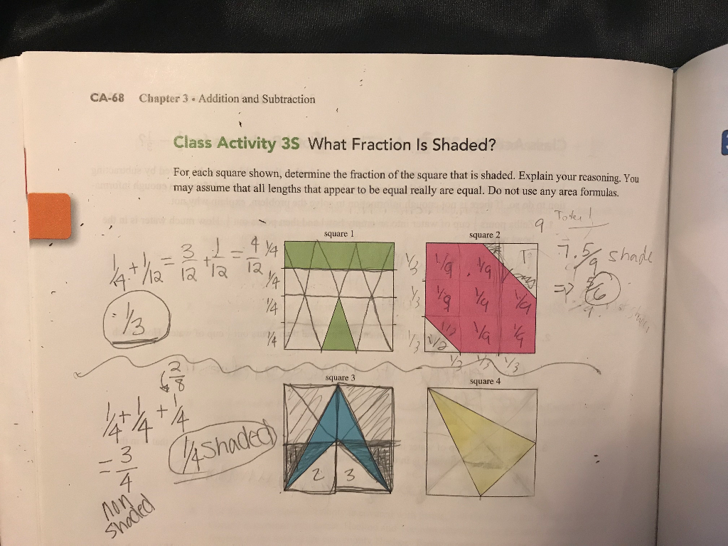 Solved CA-68 Chapter 3 Addition and Subtraction Class | Chegg.com