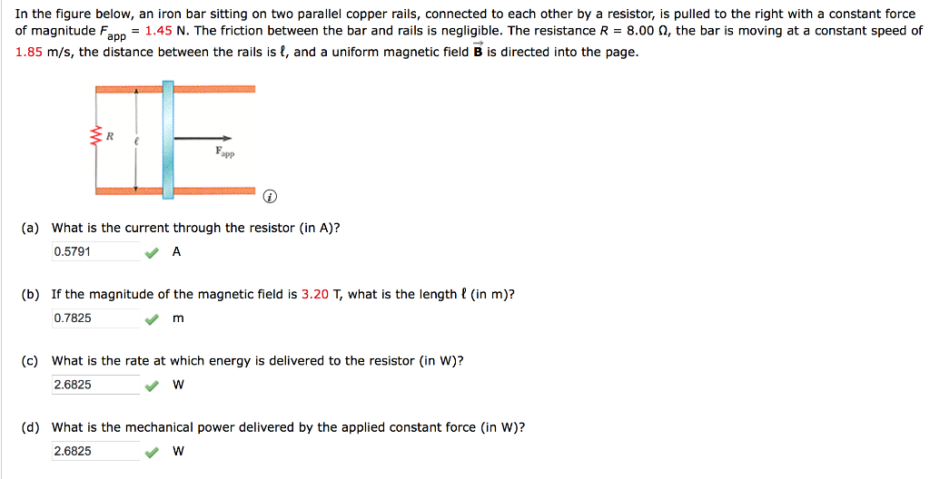 Solved What If? Suppose the magnetic field has an initial | Chegg.com