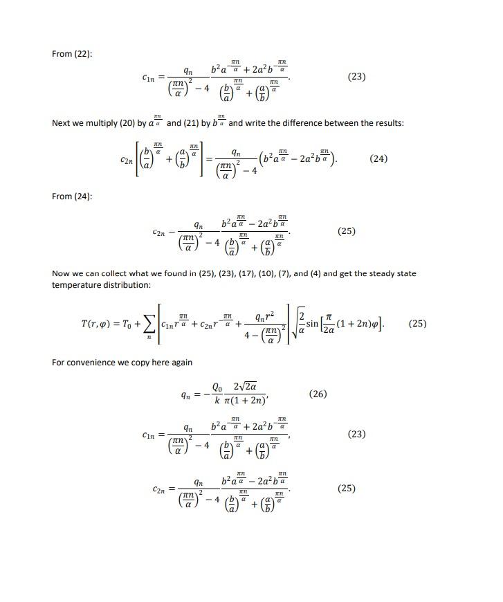 Solved After You Transform The Boundary Condition At R=b, | Chegg.com