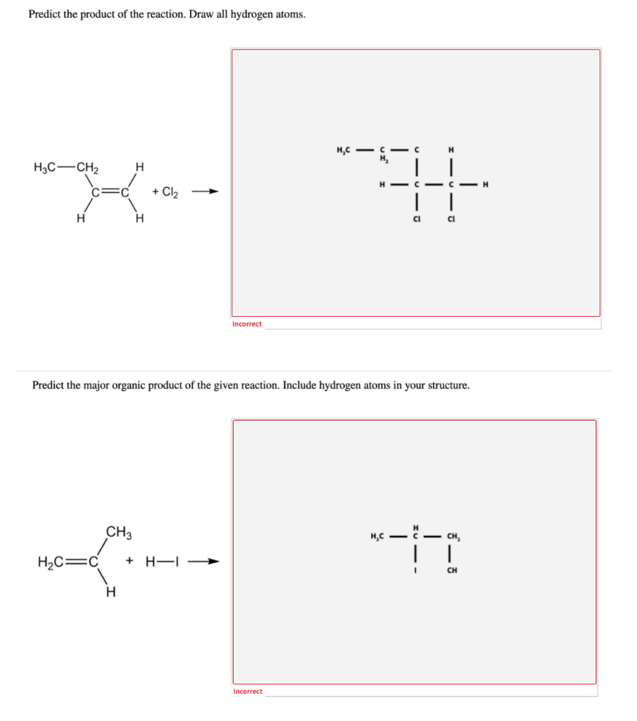 Solved Predict the product of the reaction. Draw all