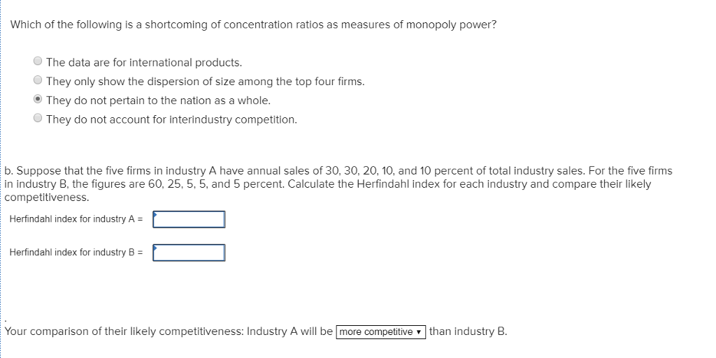 Solved Which of the following is a shortcoming of | Chegg.com