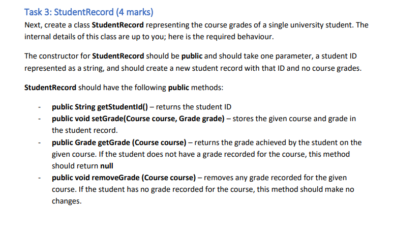 Overview Your Task Is To Develop Classes To Model | Chegg.com