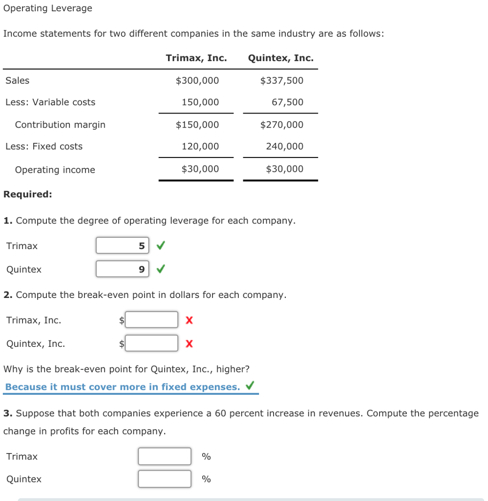 solved-operating-leverage-income-statements-for-two-chegg