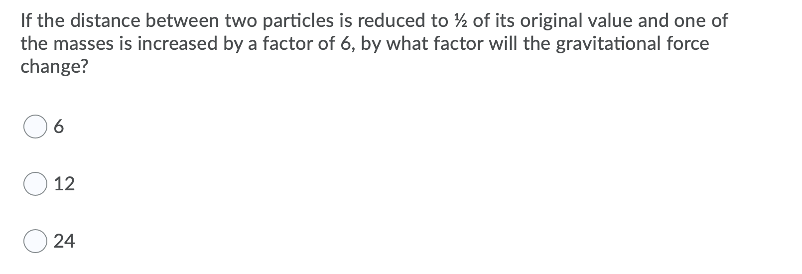 Solved If the distance between two particles is reduced to | Chegg.com