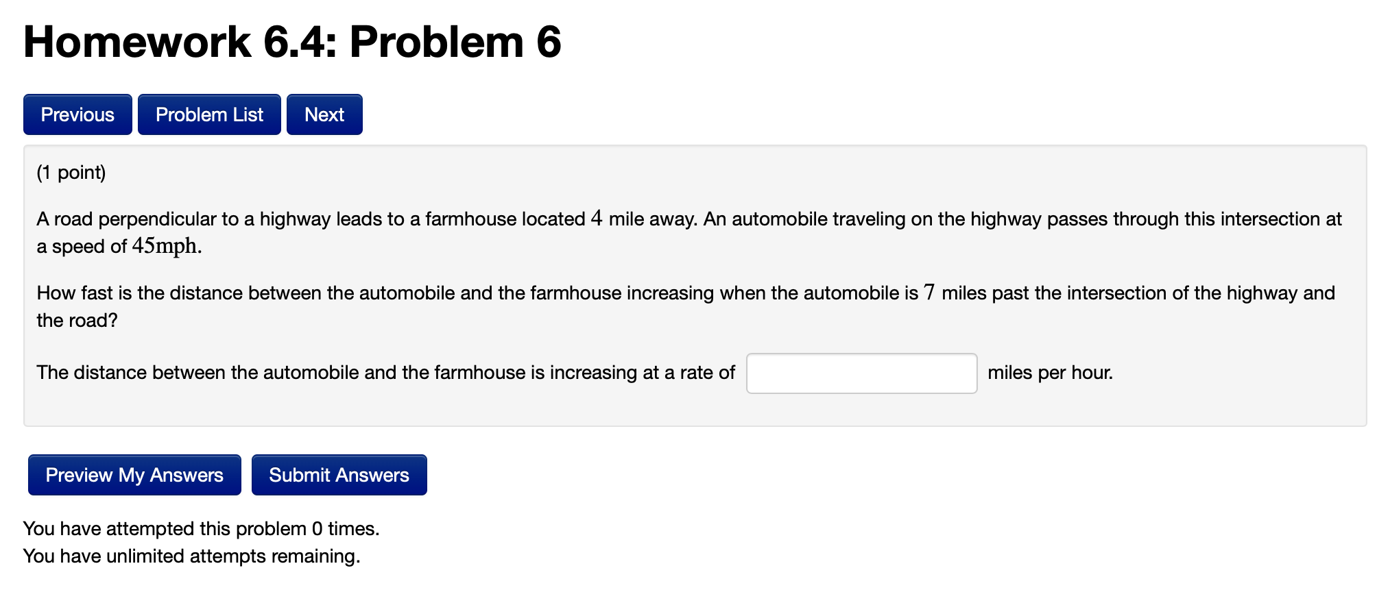 Solved Homework 6.4: Problem 6 Previous Problem List Next (1 | Chegg.com