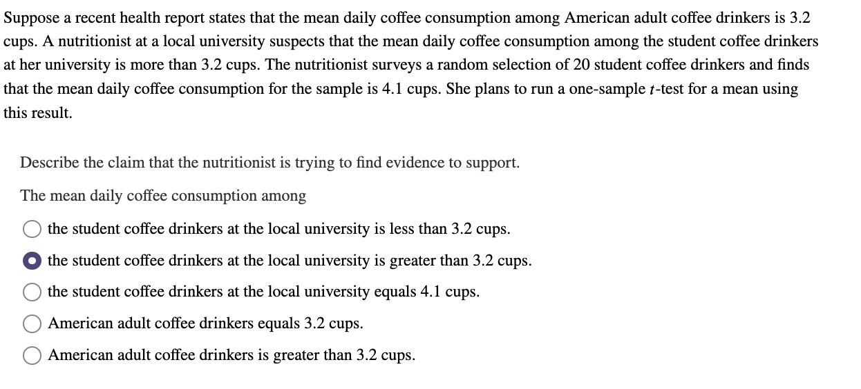 Solved Suppose a recent health report states that the mean | Chegg.com