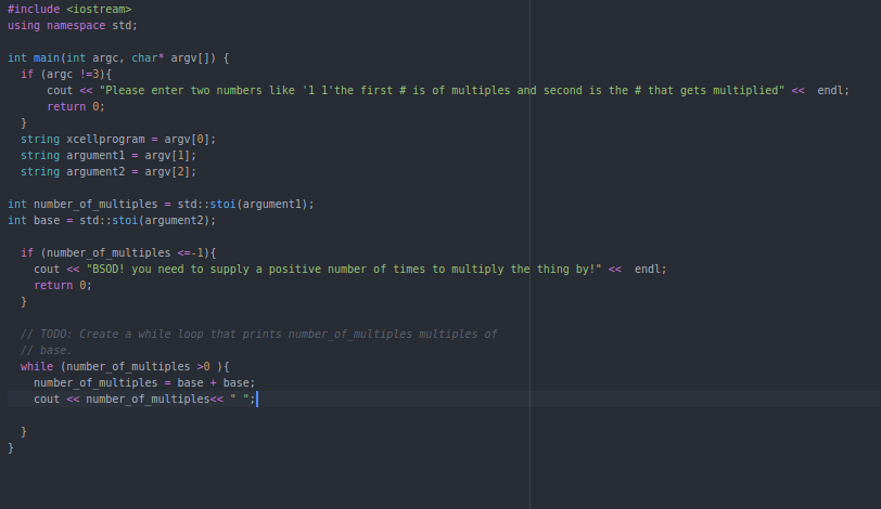 Solved Please help I am stuck on how to do the while-loop | Chegg.com