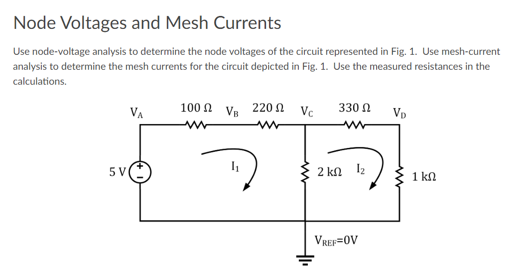 Solved Use node-voltage analysis to determine the node | Chegg.com