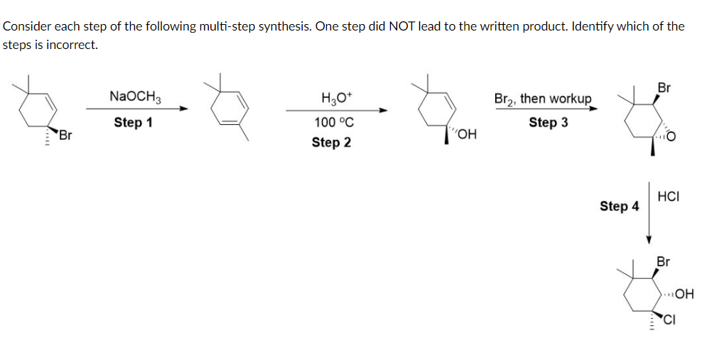 Solved Consider each step of the following multi-step | Chegg.com