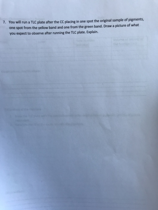 Solved column chromatography pre lab question.