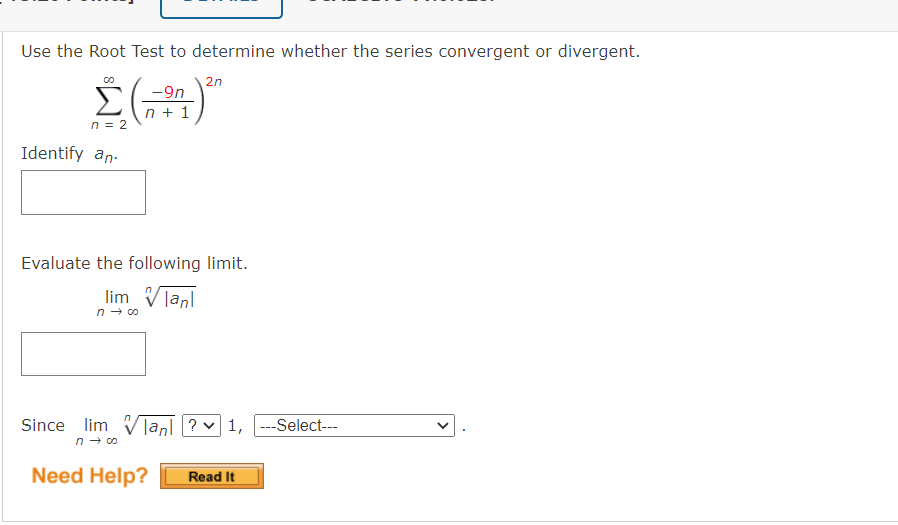 Solved Use the Root Test to determine whether the series | Chegg.com
