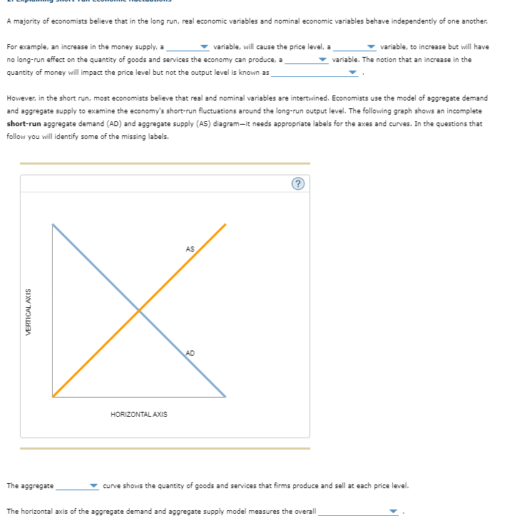 A majority of economists believe that in the long | Chegg.com