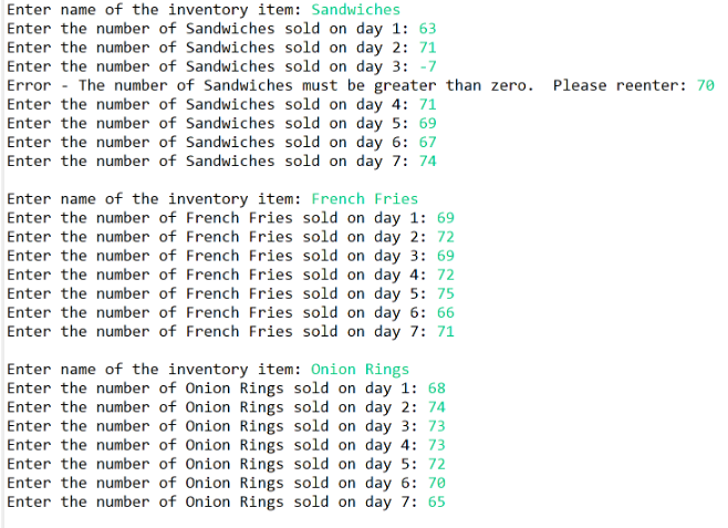 Solved IN JAVA You will be using arrays to track number of | Chegg.com image.