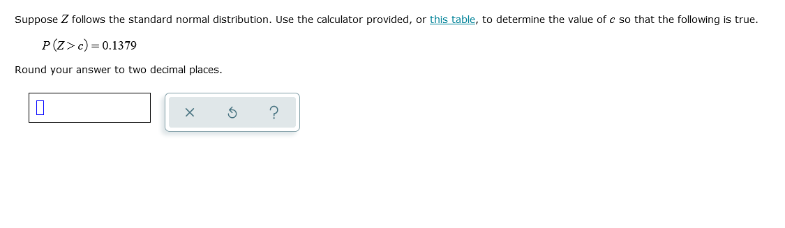 Solved Suppose Z follows the standard normal distribution. | Chegg.com