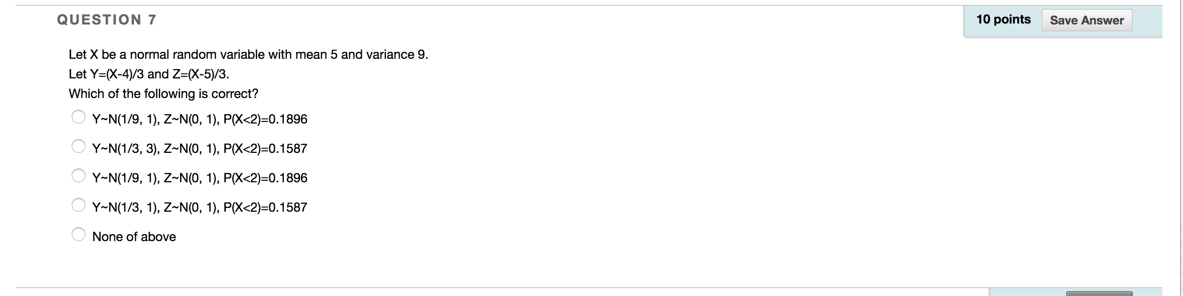 Solved QUESTION 7 10 points Save Answer Let X be a normal | Chegg.com