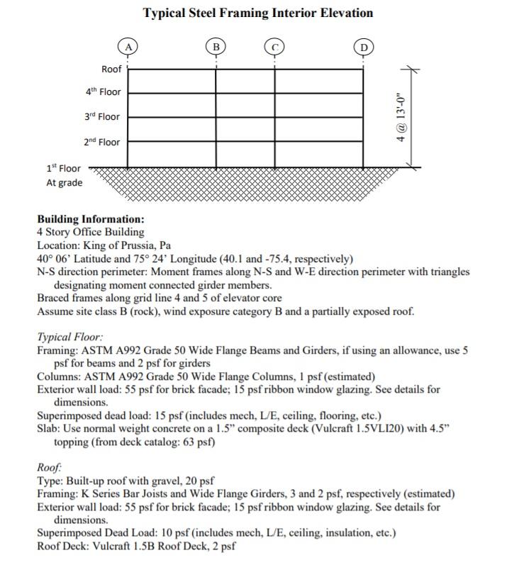 For the building described on the following pages, . | Chegg.com