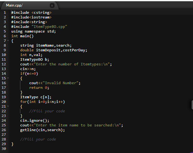 Solved MAKE CODE ACCORDING TO THE TEMPLATE PROVIDE AT | Chegg.com
