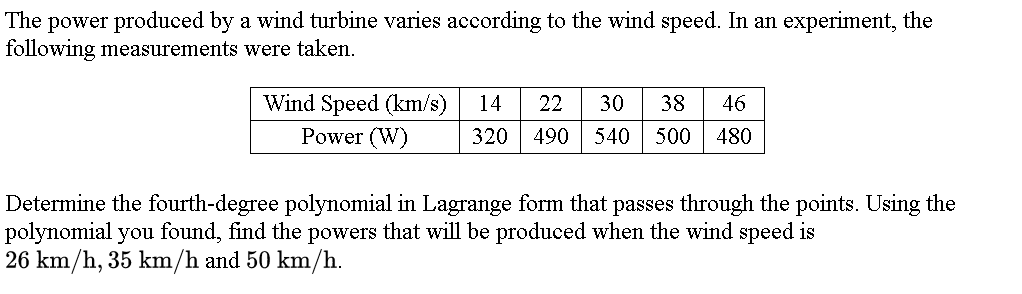 solved-the-power-produced-by-a-wind-turbine-varies-according-chegg