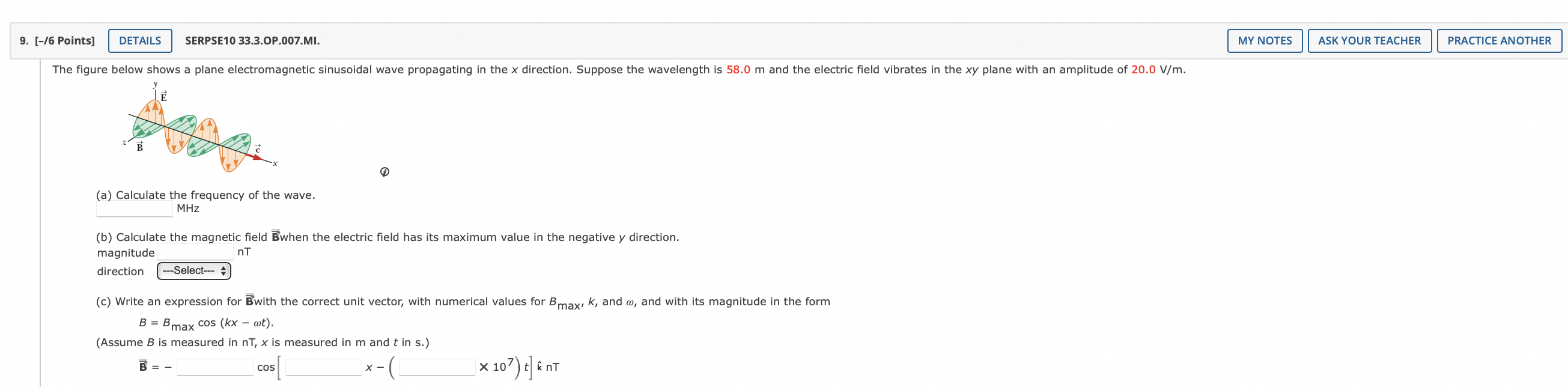 Solved 9. [-16 Points] DETAILS SERPSE10 33.3.OP.007.MI. MY | Chegg.com