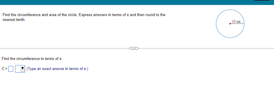 Solved Find The Circumference And Area Of The Circle. | Chegg.com