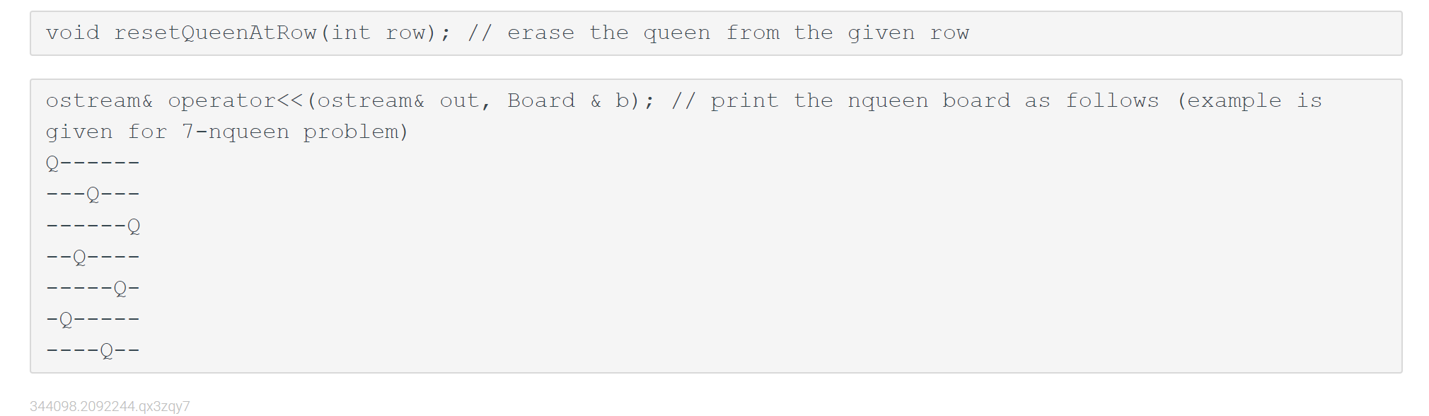 Solved 10.51 N-Queen Problem: Part1 The n-queen problem is | Chegg.com