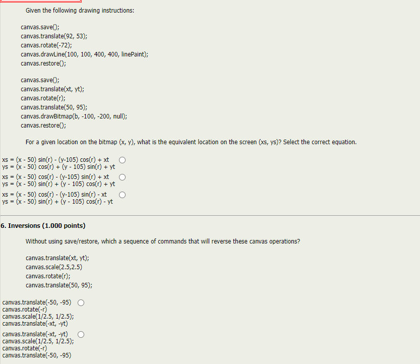 Given The Following Drawing Instructions Chegg