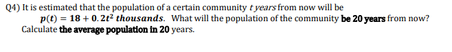 Solved Q4) ﻿It is estimated that the population of a certain | Chegg.com