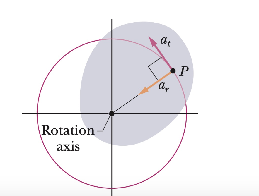 Solved The figure below shows a point P in a rotating rigid | Chegg.com