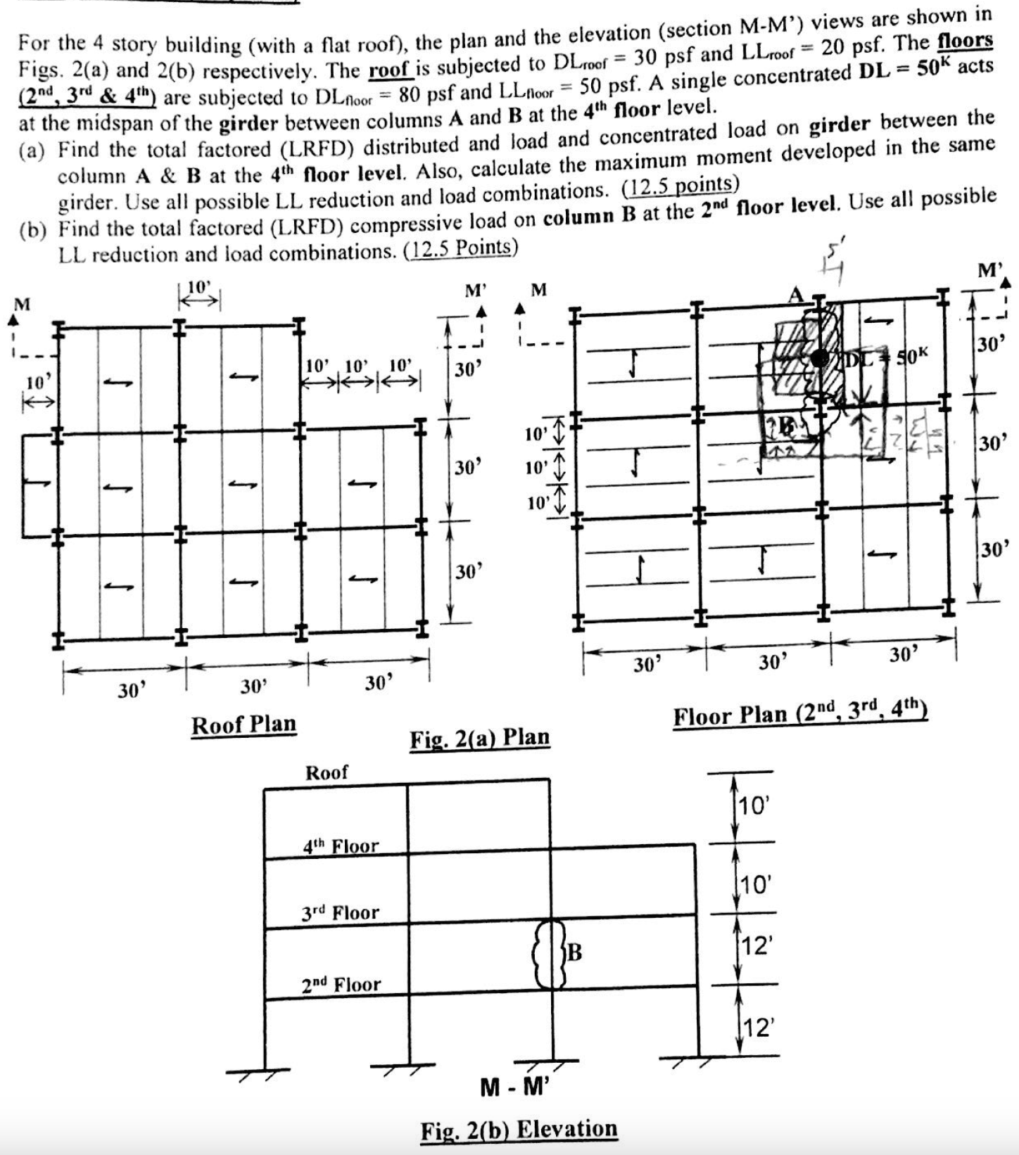 solved-for-the-4-story-building-with-a-flat-roof-the-plan-chegg