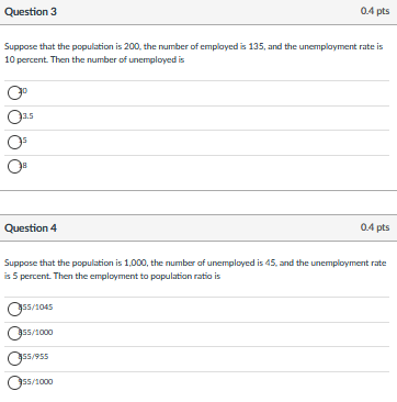 Solved Question 3 0.4 pts Suppose that the population is | Chegg.com