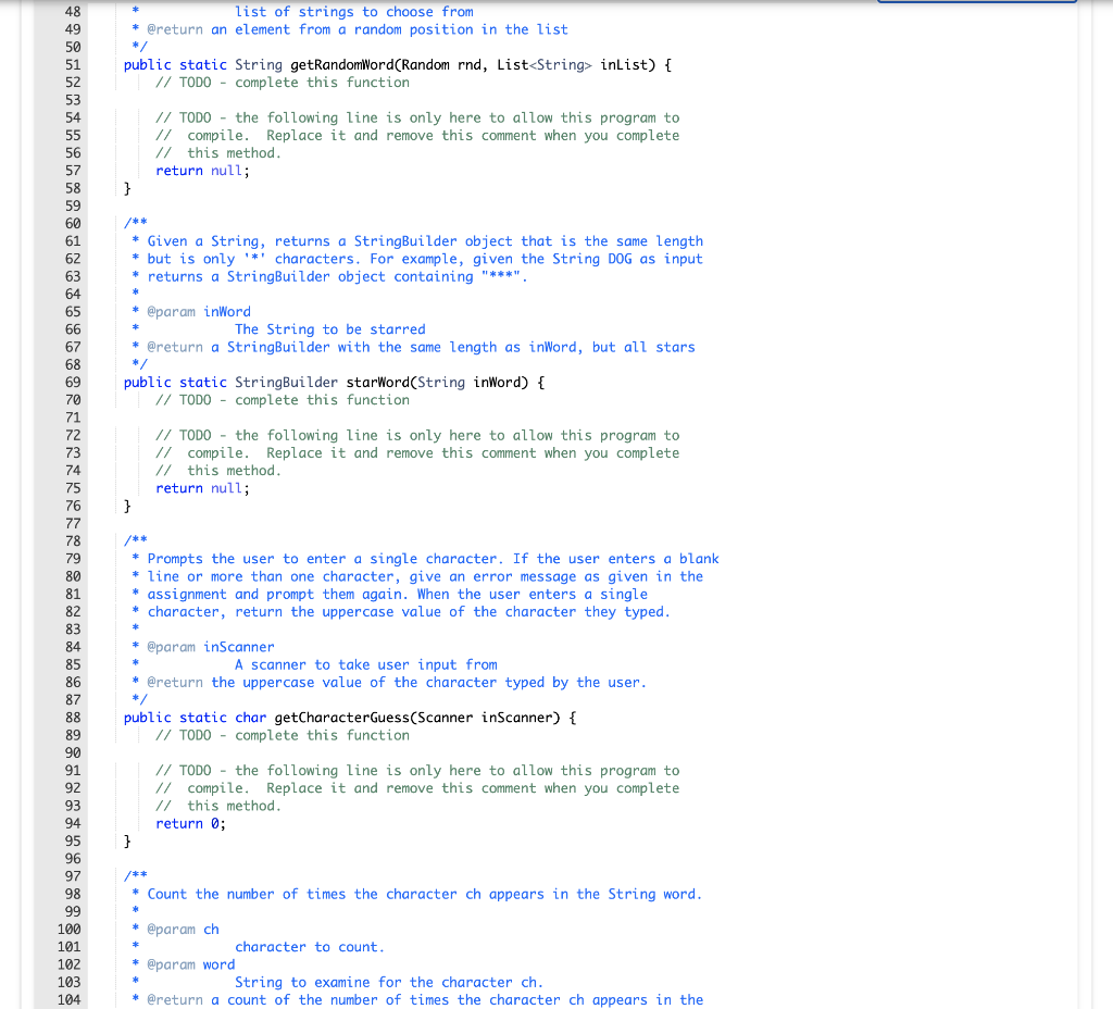 Solved For this lab you will write a Java program that plays | Chegg.com