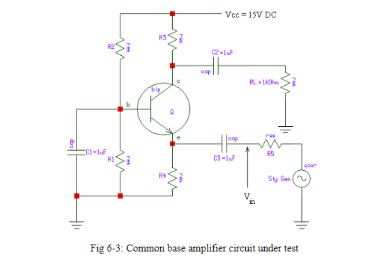Solved a. Connect the common base amplifier circuit you