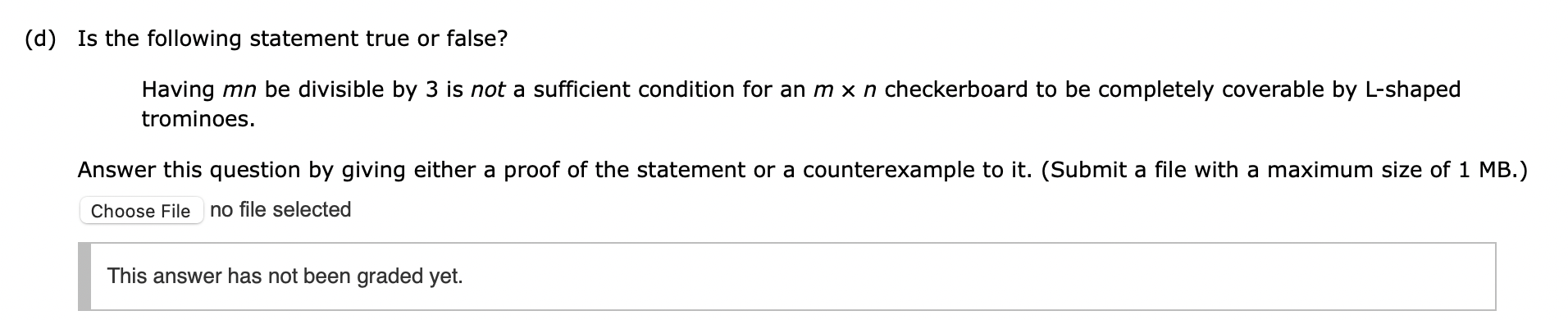 Let M And N Be Any Integers That Are Greater Than Or 