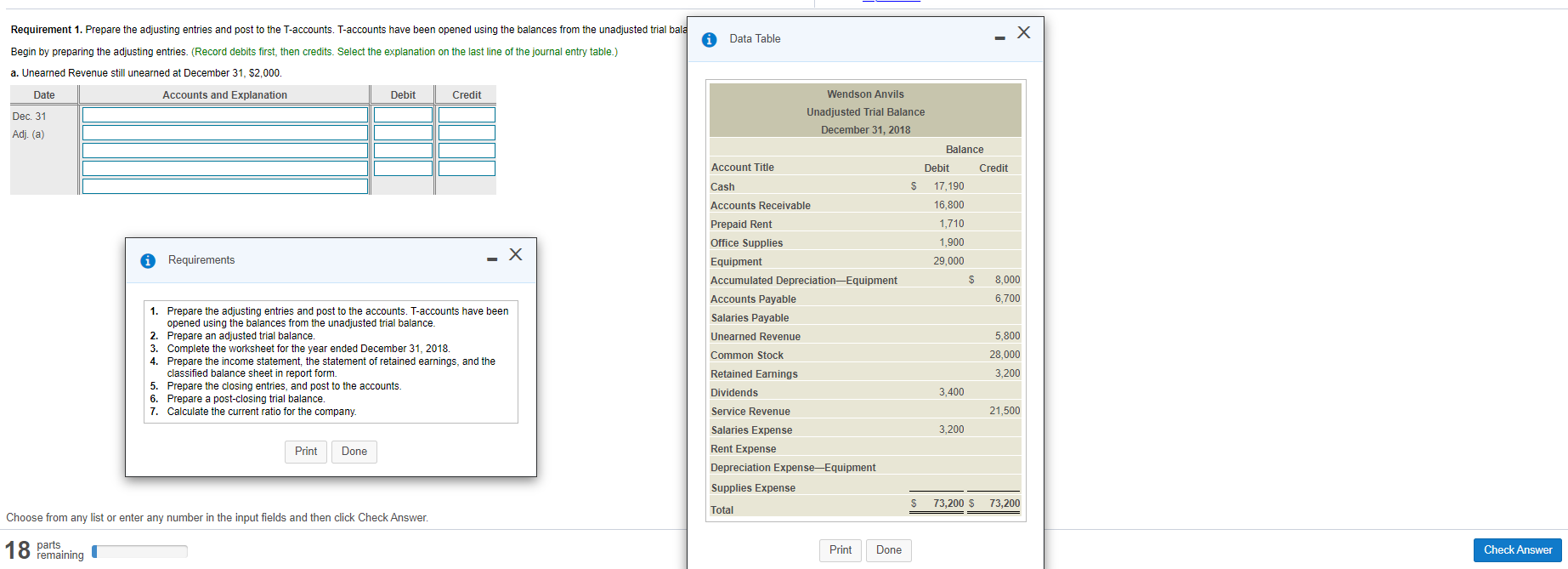 Solved Requirement 1. Prepare the adjusting entries and post | Chegg.com